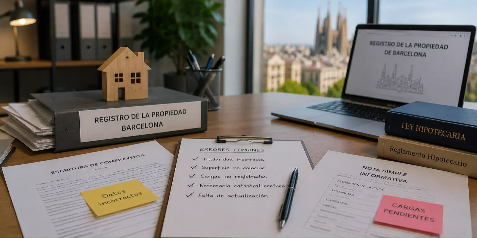 Errores comunes al buscar el registro de la propiedad en Barcelona